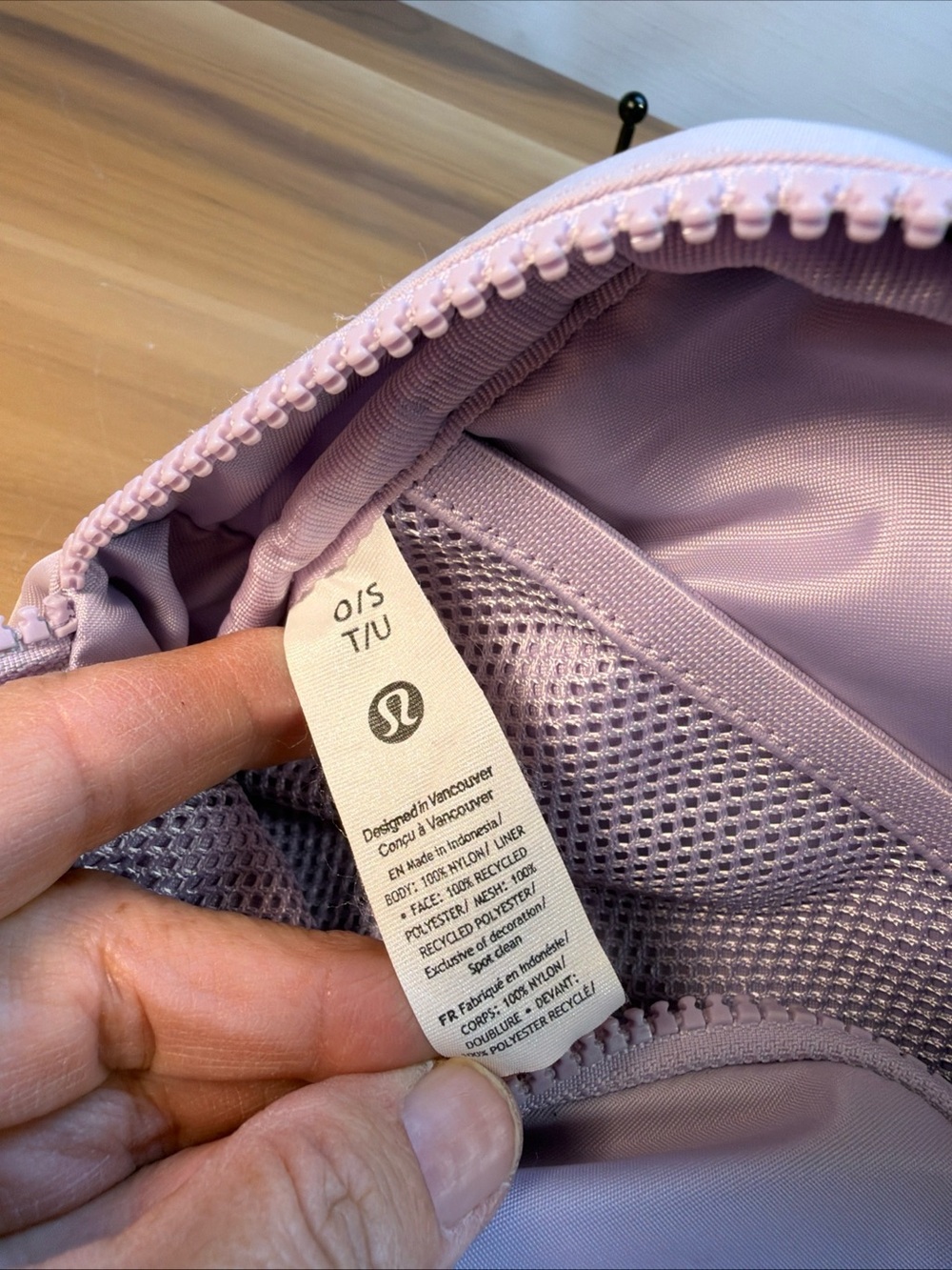LULULEMON Everywhere Lilac Nylon Belt Fanny Pack RN106259 1L. ZIP UP LOGO - Picture 7 of 13
